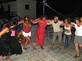 Dances on the terrace